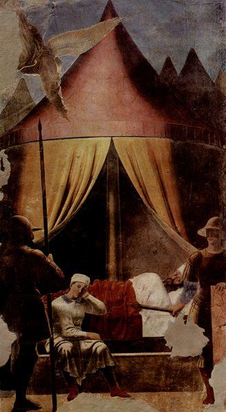 ƤҮޡ˹(Piero della Francesca)Ʒʿ̹֮Ρ(The Dream of Constantine)(1452-66)