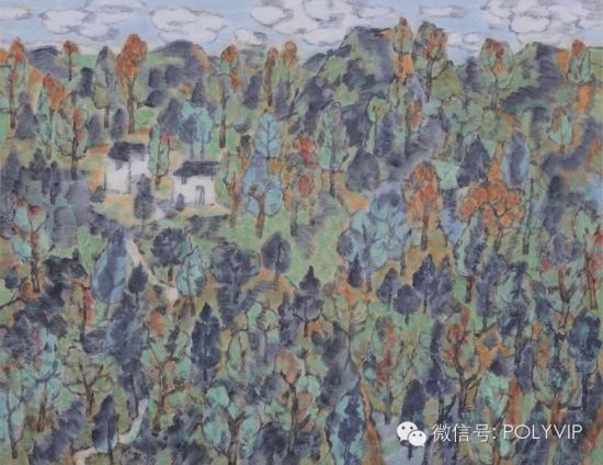 陈向迅 《春望》 106cm×137cm 2014年作 陈向迅 《春望》 106cm×137cm 2014年作