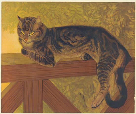 Thophile-Alexandre SteinlenSummer - Cat on a Balustrade1909 ŦԼִݣMoMA@MuseumModernArt