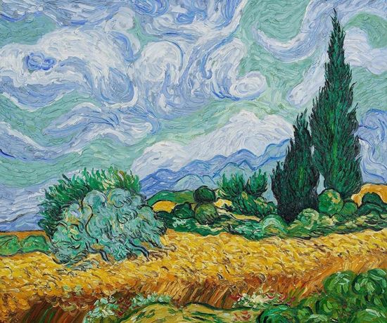 TOP6.(A Wheatfield with Cypresses1889)5700Ԫ