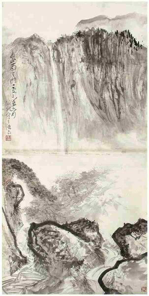黑伯龙 泰山南天门(拍品编号:205) 黑伯龙 泰山南天门(拍品编号:205)