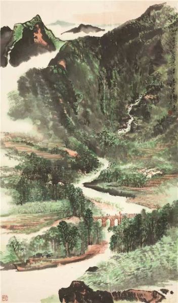 唐云(1910-1993) 走向革命圣地