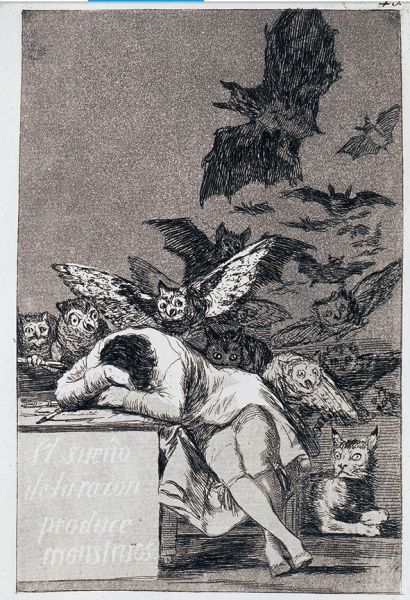 ʡ(The Sleep of Reason Produces Monsters)ʥ˵ñ(State Hermitage, St. Petersburg)