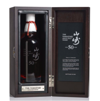 一瓶 山崎(YAMAZAKI)50年 估价：HK$230,000 – 280,000 