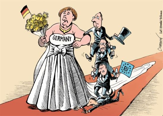 不幸的家庭各有各的不幸，烦恼的国家各有各的烦恼，德国对其他欧元区伙伴巨大的贸易盈余很可能真的难以为继了