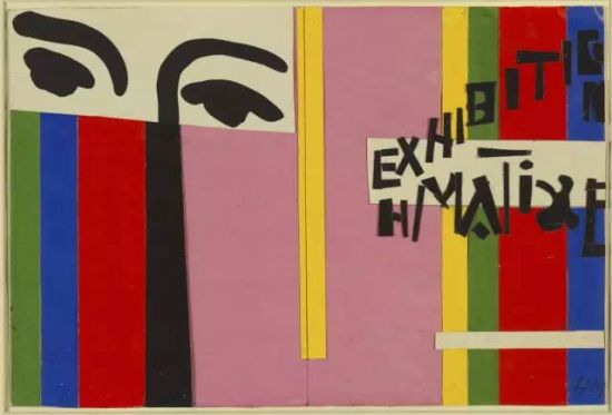 Ʒ: Design for cover of Exhibition H. Matisse : Henri Matisse