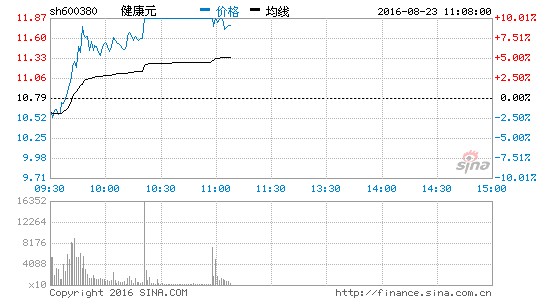 蚂蚁概念股延续强势 健康元涨7.69%|健康元|新