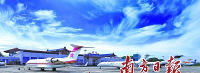 改造后的航站楼。张建 摄 梅州:打造粤闽赣边区重要支线机场和通航基地