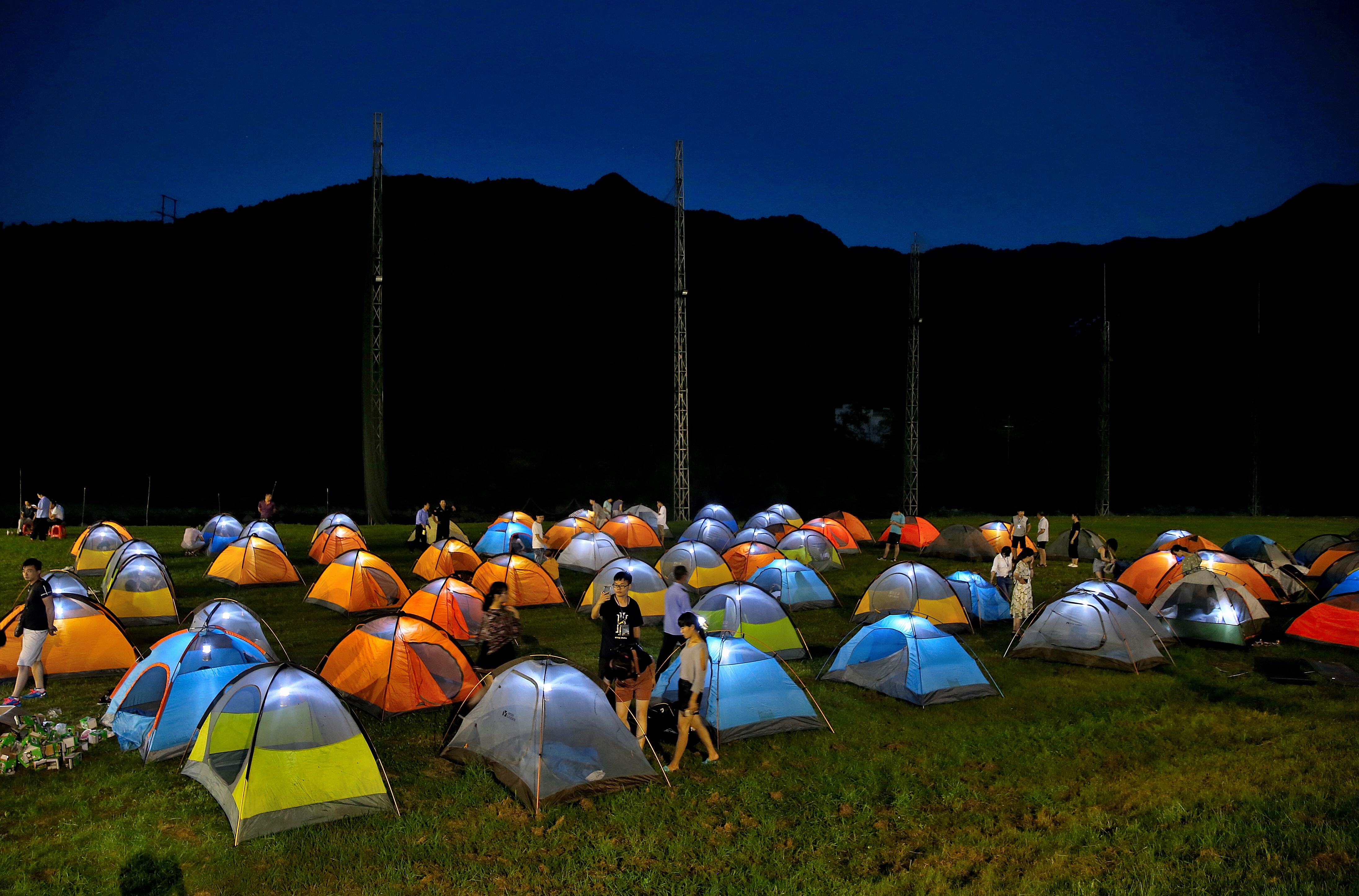 迷人星空夜 纯美大别山