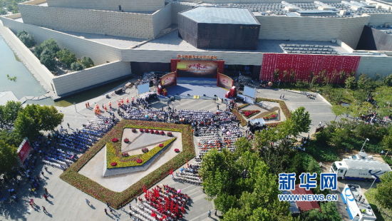 围绕齐文化,临淄此前亦已建成全国最大的博物馆群。(新华网缪俊逸 摄) 围绕齐文化,临淄此前亦已建成全国最大的博物馆群。(新华网缪俊逸 摄)
