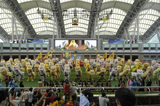 香港龙狮节活动将在2011年元旦日举行