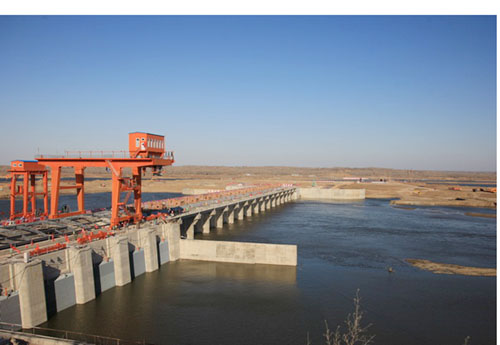 中国水电集团承建的哈达山水利枢纽工程成功截