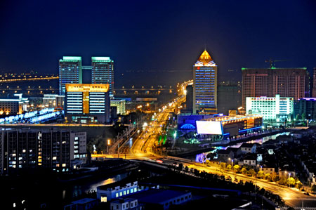 吴江城市夜景