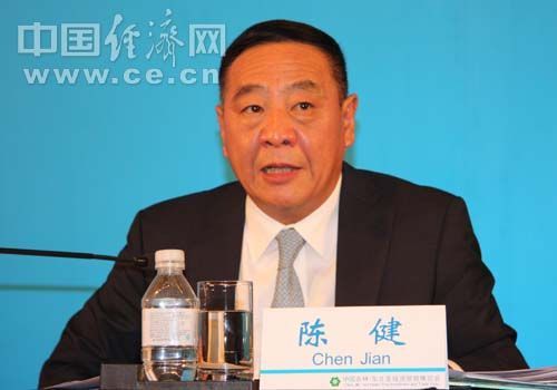 商务部副部长陈健 中国经济网记者郝红波摄 陈健:第八届东北亚博览会任务更重责任更大