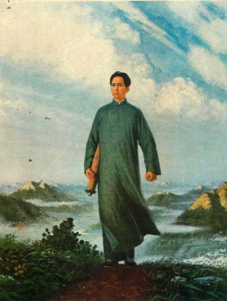 油画《毛主席去安源》 “红色漫游·星火燎原”动漫网络传递第九站萍乡