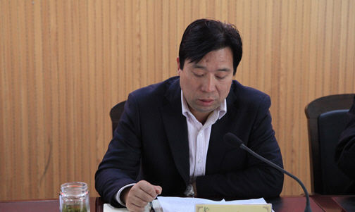 总经理沙耀武发表讲话 华山景区召开2013年元旦度节工作动员会议