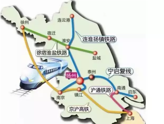 盐城到上海铁路走向则待定。 呼和浩特被纳入“八纵八横”高铁网规划