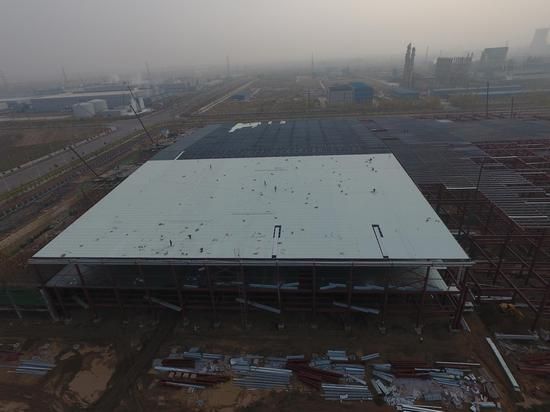中环光伏四期项目在建 呼和浩特市赛罕区为打造中国光伏材料之都增光添彩