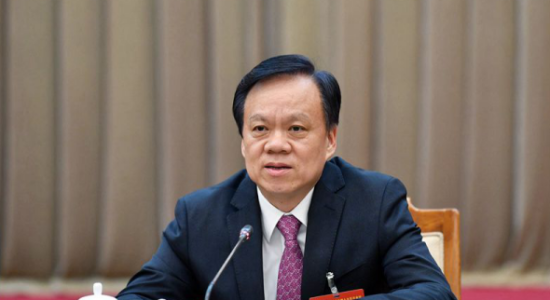 全国人大代表、省委书记、省人大常委会主任陈敏尔发言。 刘延东:努力实现贵州弯道取直后发赶超