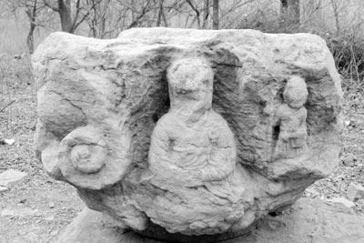 衔草寺原为古印度高僧所建