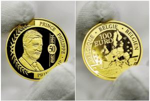庆祝菲利浦王子生日制作100欧元限量版金币