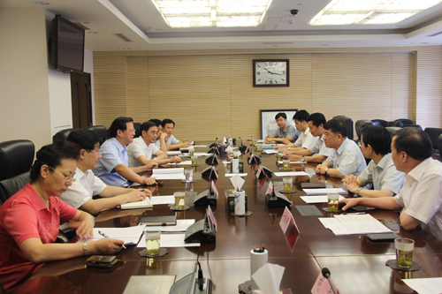 国家粮食局领导与河南、江苏省政府领导研究做