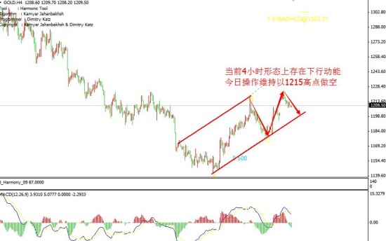 曹向阳：空头逐步占领失地金银调整还看新低