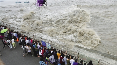 钱塘江观潮_滚动新闻