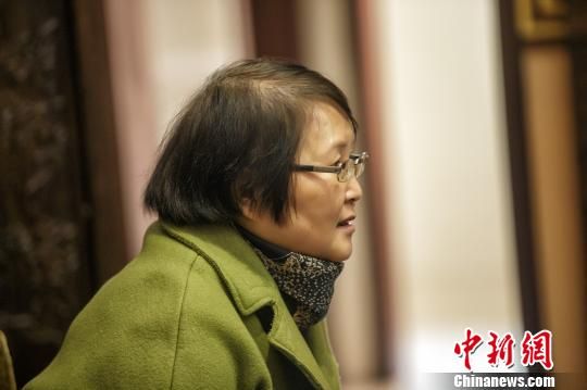 浙江省博物馆副馆长蔡琴发言。 主办方提供 讲好文物故事 浙江用“互联网+”打开博物馆新思路