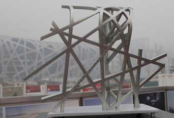 鸟巢第一榀钢雕全球同步发行数量仅5000尊