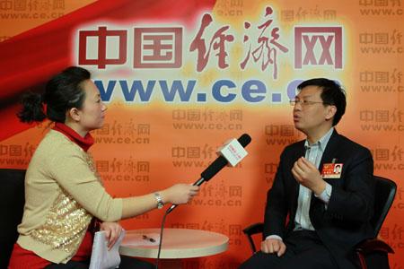 全国政协委员,共青团上海市委员会副书记陈凯接受中国经济网记者