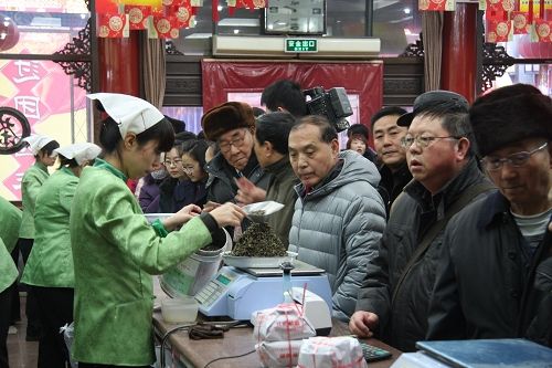 张一元大栅栏店成中国茶业首家年销售额 破亿