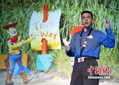 香港迪士尼在穗宣传“反斗奇兵”园区拓内地市场