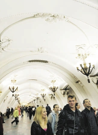 莫斯科地铁也是博物馆 老街随处是文化印记