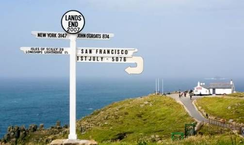 在英格兰的西南角有一个名叫Land's End的地方 英格兰:寻找英伦的“天涯海角”(图)