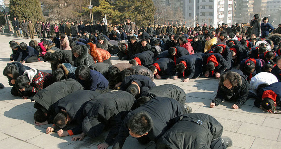 DPRK people mourning leader's death