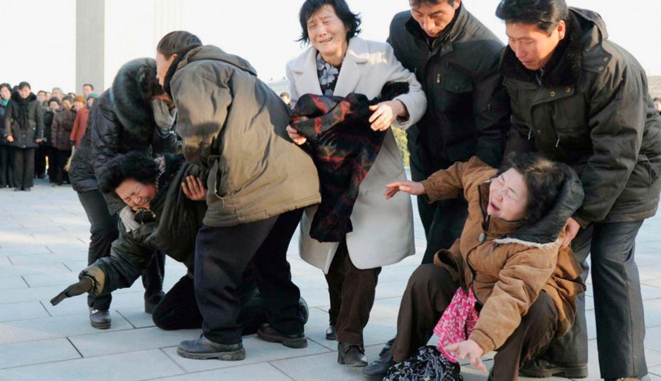 DPRK people mourning Kim Jong Il's death