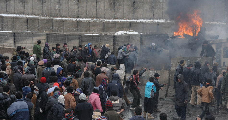 Afghans protest Koran burning