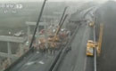 河南大桥坍塌事故现场航拍画面完整版