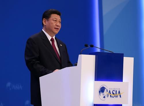 2013年4月7日，中国国家主席习近平出席博鳌年会开幕式