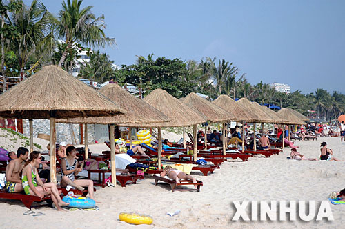 气候温暖如春 今年到海南旅游俄罗斯游客猛增