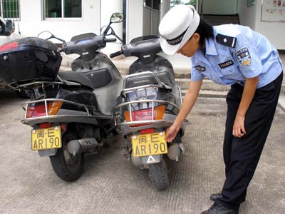 漳州电子警察 盯紧套牌车