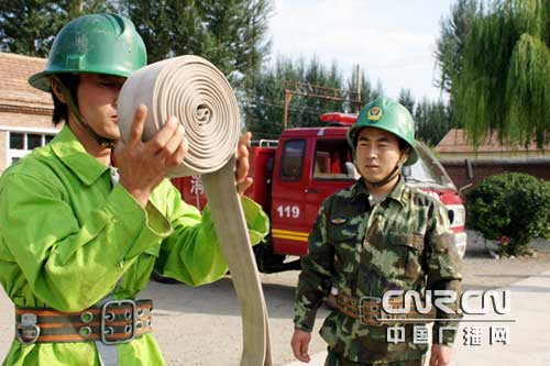 内蒙古赤峰首个农村义务消防队成立