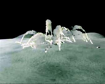 月球表面首次留下中国痕迹