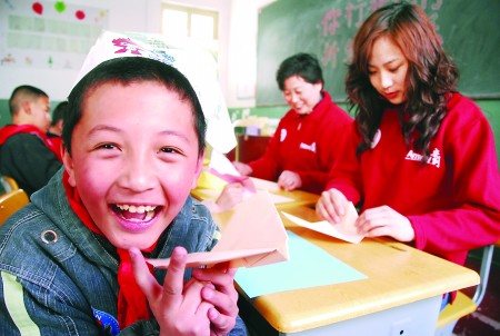 “我们心连心”