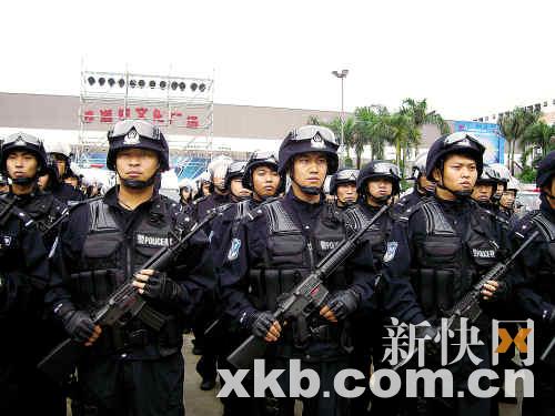 沙溪公安应急大演练