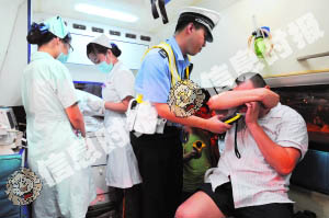 救护车现场验血查醉驾