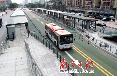 BRT黄村站已开始站台精装修
