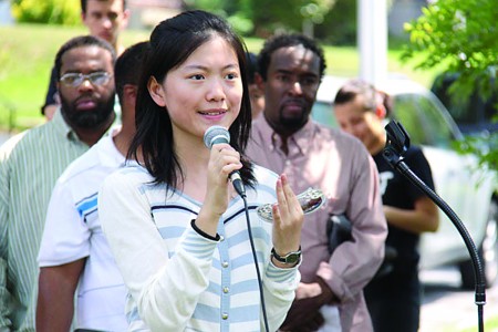 自行报名参加联合国青年大会,女高中生刘畅--