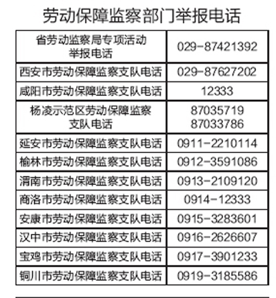 拖欠工资举报电话